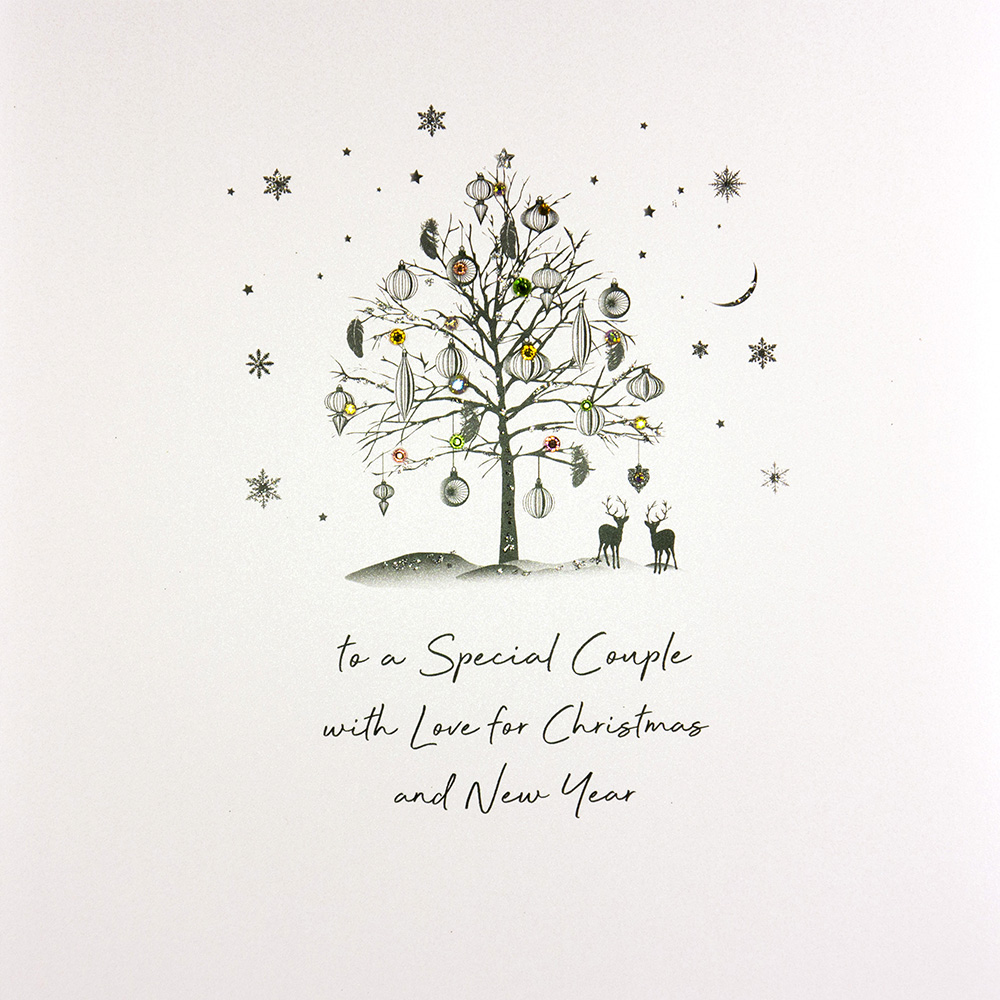 To A Special Couple - Large Handmade Christmas Card / DRL12
