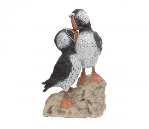 Rocky Romance  - Cold Cast Porcelain Sculpture By Rebecca Lardner