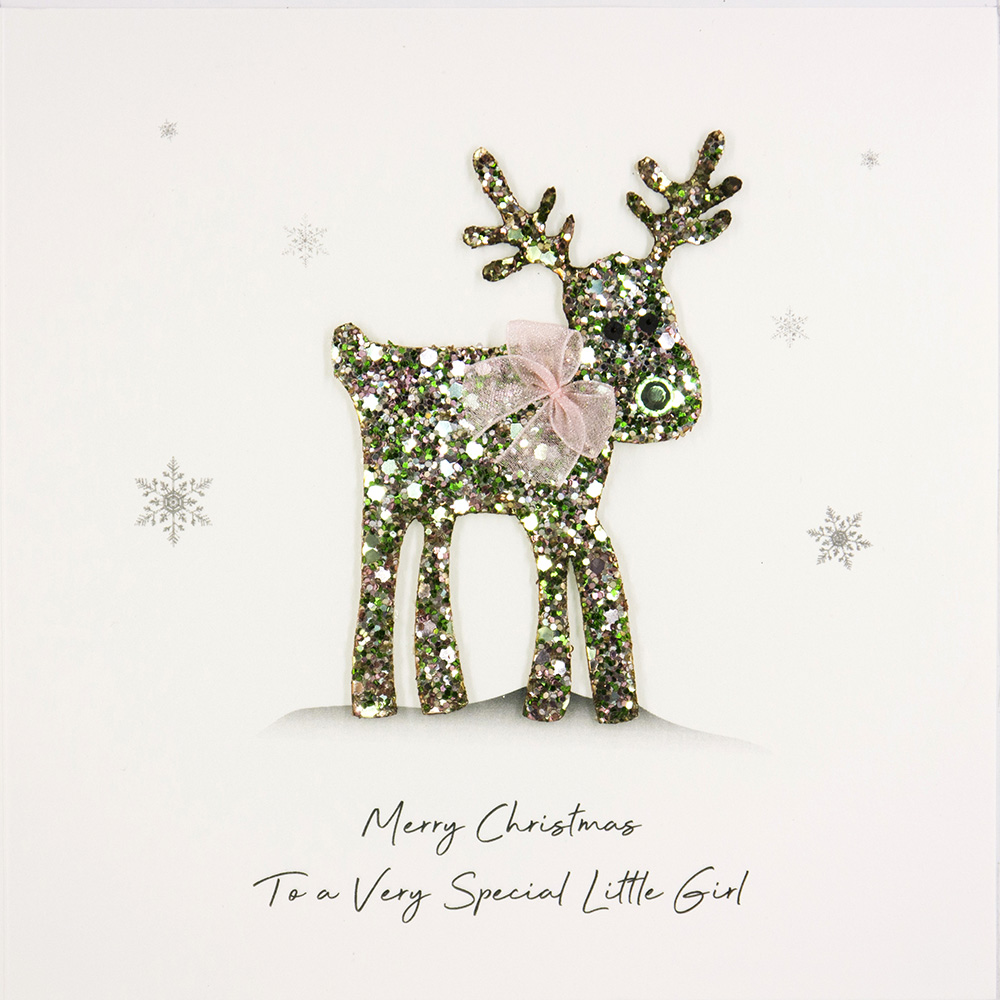 To A Very Special Little Girl - Handmade Christmas Card / RA6