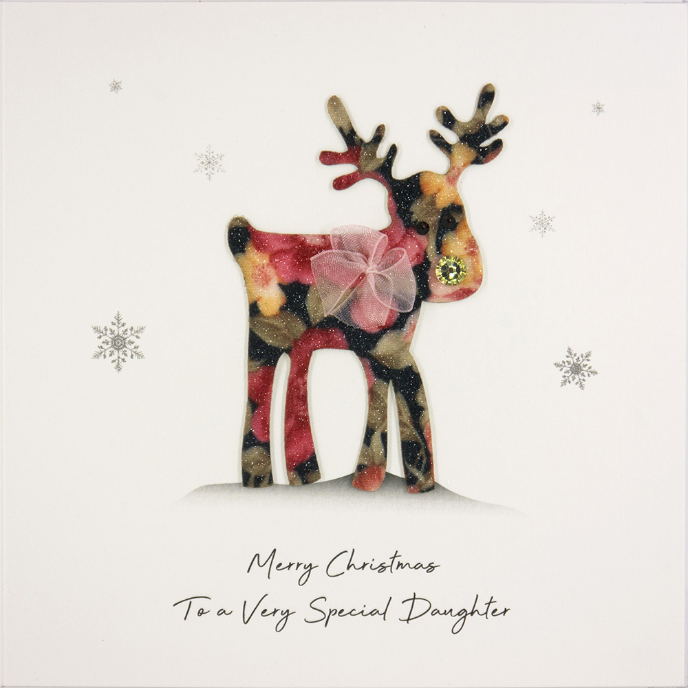 To A Very Special Daughter - Handmade Christmas Card / RA9
