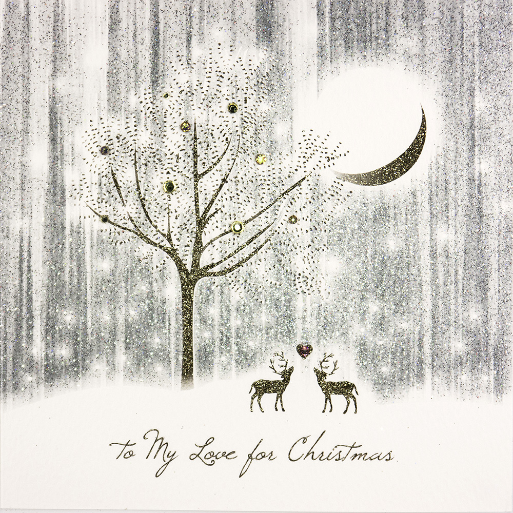 To My Love For Christmas - Handmade Christmas Card / TCF11