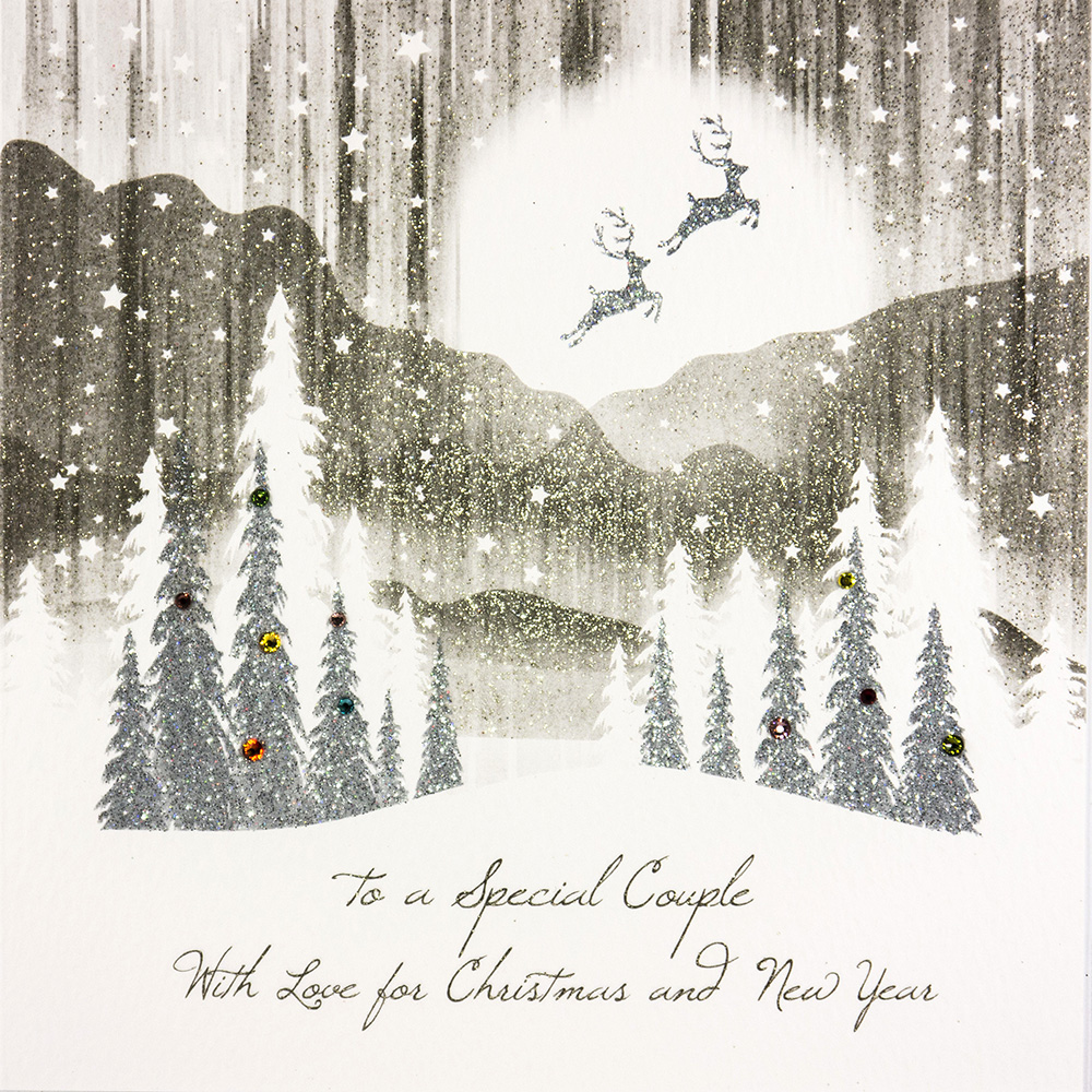 To A Special Couple - Handmade Christmas Card / TCF18