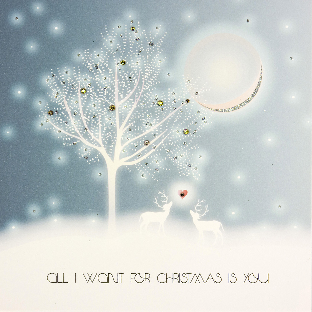 All I Want For Christmas Is You - Handmade Christmas Card / WS18