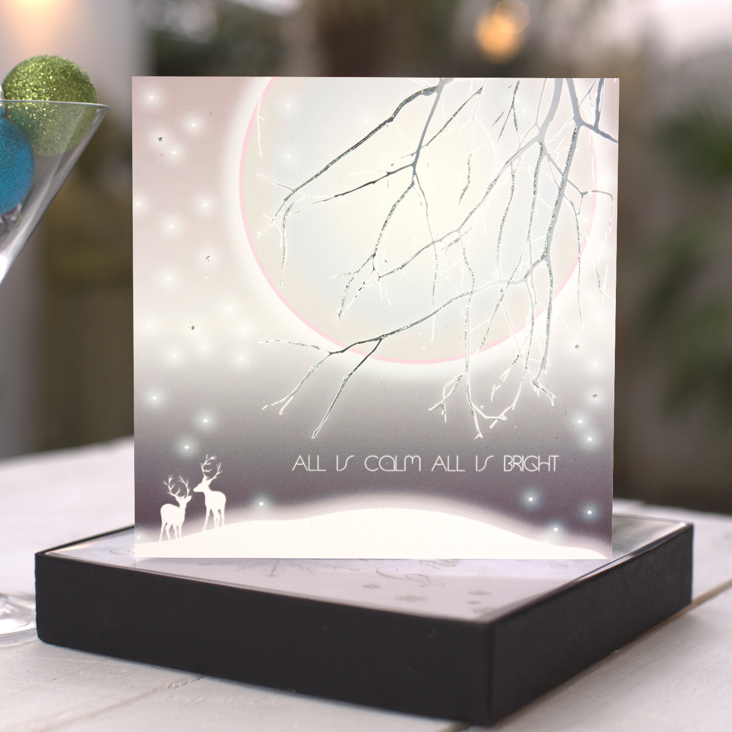 All Is Calm, All Is Bright - Boxed Christmas Cards ( 6 Per Box ) / WSB2 - Image 3