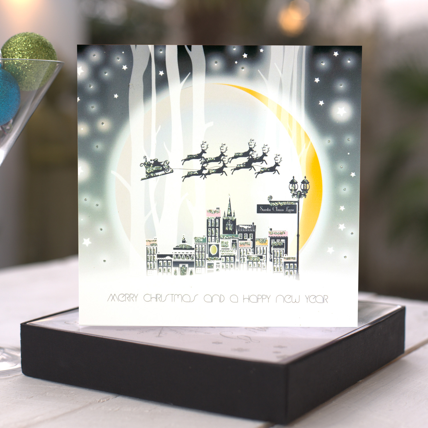 Merry Christmas & A Happy New Year - Boxed Christmas Cards ( 6 Per Box ) WSB9 - Image 3