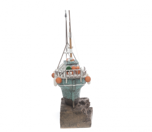 Gone Fishing  - Cold Cast Porcelain Sculpture By Rebecca Lardner - Image 5