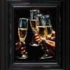 Brindis Con Champagne / Portrait  -  Limited Edition Canvas On Board By Fabian Perez